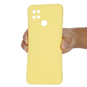 RUBBER Ochranný kryt Xiaomi Redmi 10C žltý