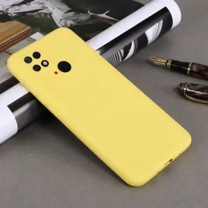 RUBBER Ochranný kryt Xiaomi Redmi 10C žltý