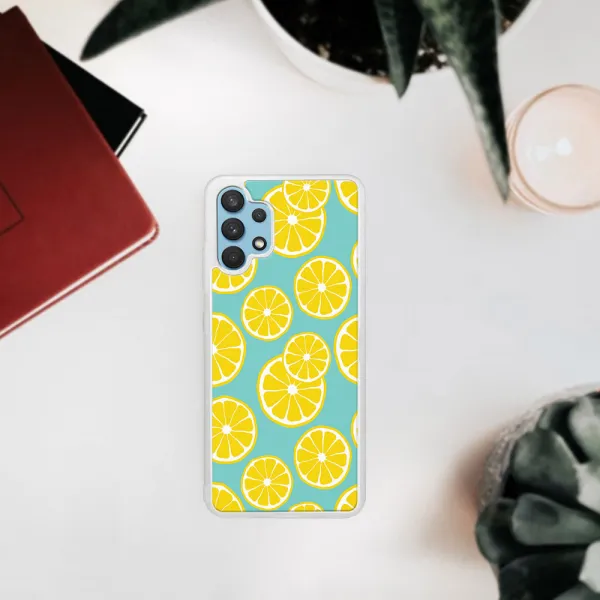 MY ART Silikónový obal Samsung Galaxy A72 LEMON (121)