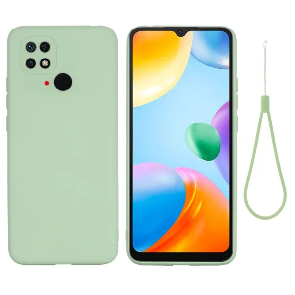 RUBBER Ochranný kryt Xiaomi Redmi 10C zelený