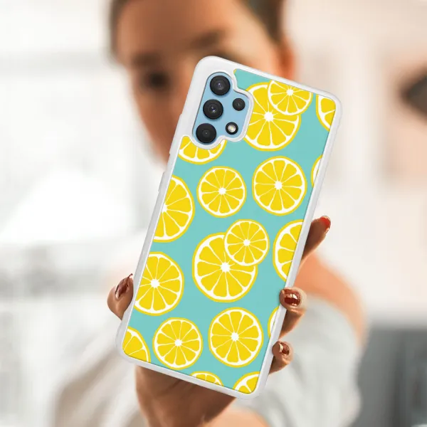 MY ART Silikónový obal Samsung Galaxy A72 LEMON (121)