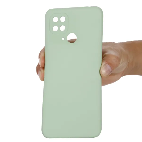 RUBBER Ochranný kryt Xiaomi Redmi 10C zelený