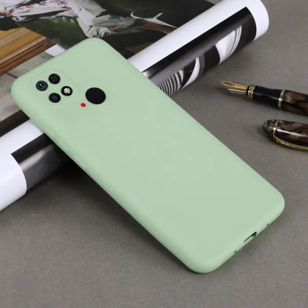 RUBBER Ochranný kryt Xiaomi Redmi 10C zelený