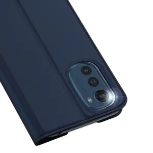 DUX Peňaženkový kryt Motorola Moto E32 / E32s modrý