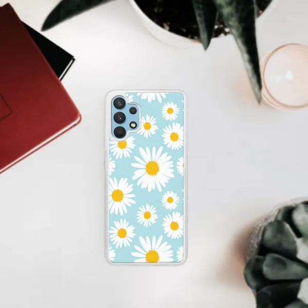 MY ART Silikónový obal Samsung Galaxy A72 CAMOMILE (124)