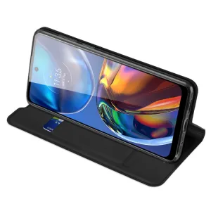 DUX Peňaženkový kryt Motorola Moto E32 / E32s čierny