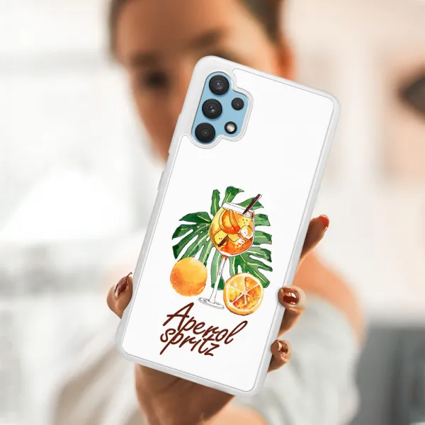 MY ART Silikónový obal Samsung Galaxy A32 APEROL (127)