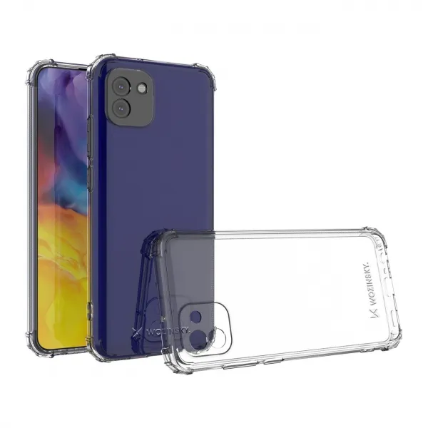 AIRBAG Odolný kryt Samsung Galaxy A03 priehľadný