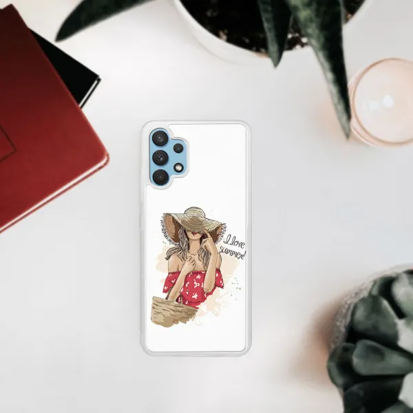 MY ART Silikónový obal Samsung Galaxy A32 SUMMER (129)