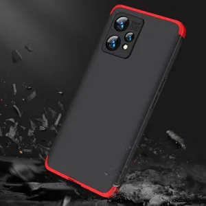 360° Ochranný kryt Realme 9 Pro+ / Realme 9 čierny-červený