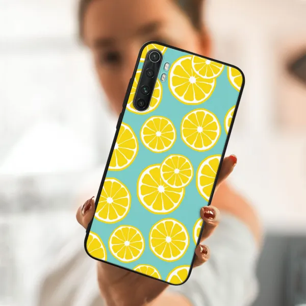 MY ART Silikónový obal Xiaomi Mi Note 10 Lite LEMON (121)