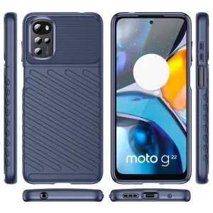 THUNDER Ochranný kryt Motorola Moto E32 / E32s modrý