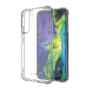 MG Anti Shock Military silikónový kryt na Samsung Galaxy S22 Plus, priesvitný