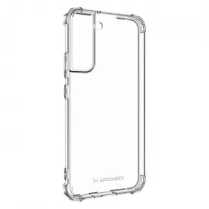 MG Anti Shock Military silikónový kryt na Samsung Galaxy S22 Plus, priesvitný