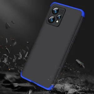 360° Ochranný kryt Realme 9 Pro+ / Realme 9 čierny-modrý