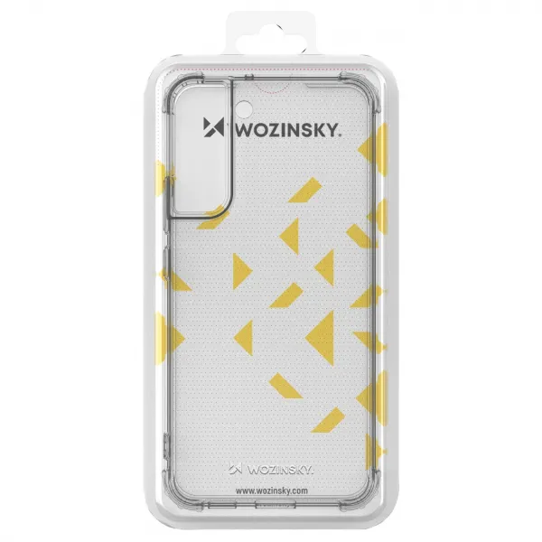 MG Anti Shock Military silikónový kryt na Samsung Galaxy S22 Plus, priesvitný