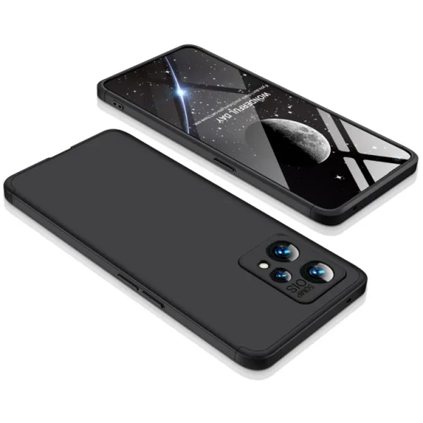 360° Ochranný kryt Realme 9 Pro+ / Realme 9 čierny