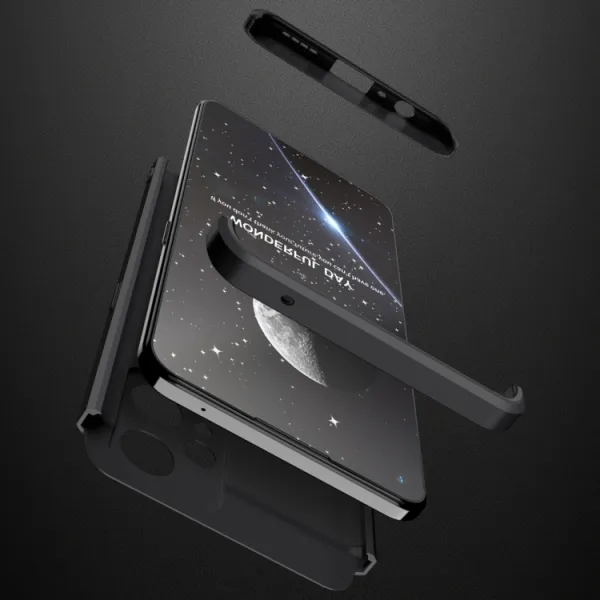 360° Ochranný kryt Realme 9 Pro+ / Realme 9 čierny