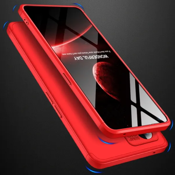 360° Ochranný kryt Realme 9 Pro+ / Realme 9 červený