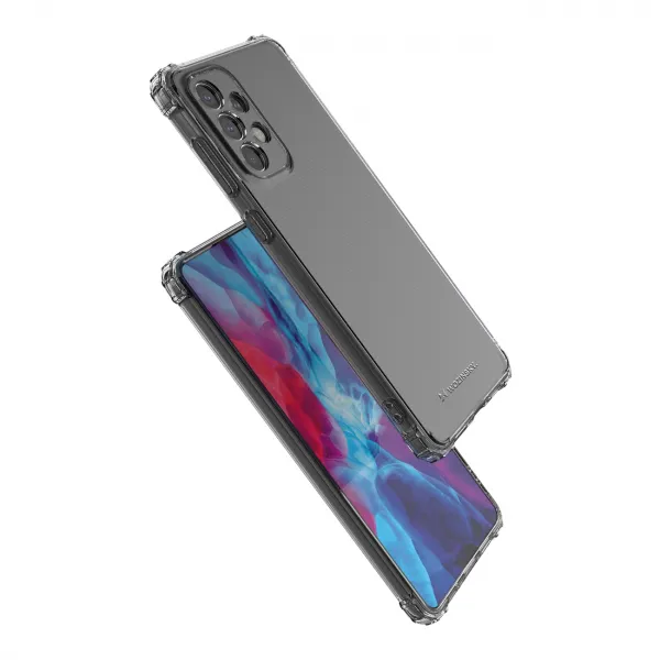 MG Anti Shock Military silikónový kryt na Samsung Galaxy A73, priesvitný