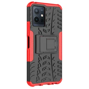 STAND Extra odolný obal Vivo Y55 5G červený