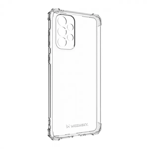 MG Anti Shock Military silikónový kryt na Samsung Galaxy A73, priesvitný