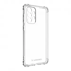 MG Anti Shock Military silikónový kryt na Samsung Galaxy A73, priesvitný