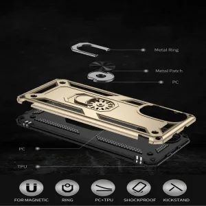 RING Ochranný obal pre Motorola Moto G52 zlatý
