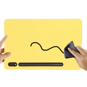 RUBBER Ochranný kryt Samsung Galaxy Tab S8 / Tab S7 žltý