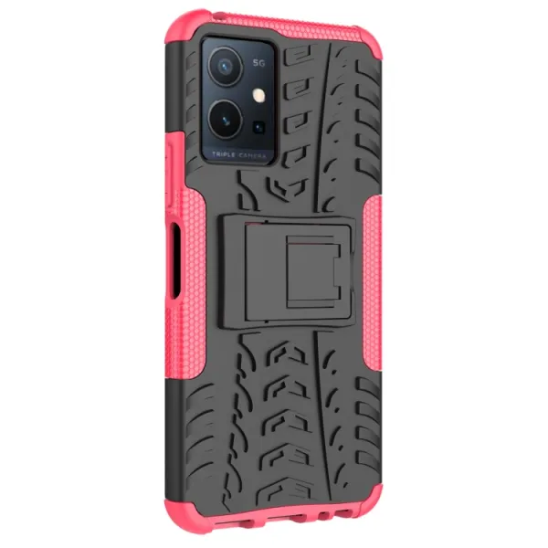 STAND Extra odolný obal Vivo Y55 5G ružový