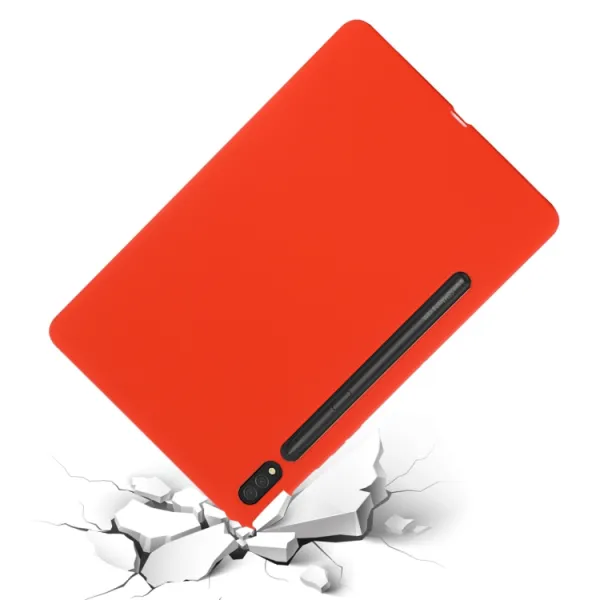 RUBBER Ochranný kryt Samsung Galaxy Tab S8 / Tab S7 červený