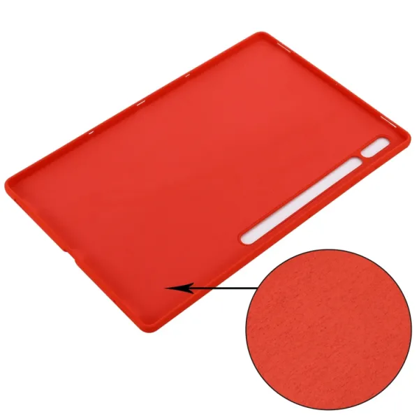 RUBBER Ochranný kryt Samsung Galaxy Tab S8 / Tab S7 červený