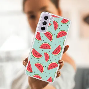 MY ART Silikónový obal Samsung Galaxy S21 FE 5G WATERMELON (120)