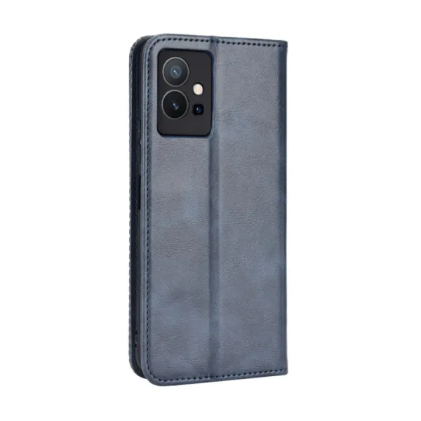 BUSINESS Peňaženkový kryt pre Vivo Y55 5G modrý