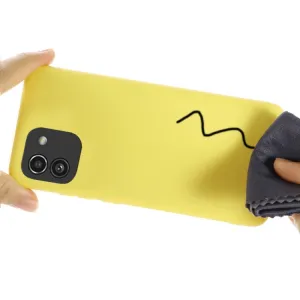 RUBBER Ochranný kryt Samsung Galaxy A03 žltý