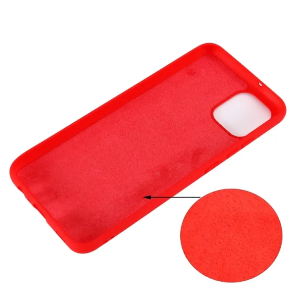 RUBBER Ochranný kryt Samsung Galaxy A03 červený