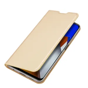 DUX Peňaženkový kryt Xiaomi Poco M4 Pro zlatý