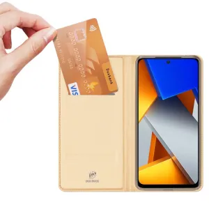 DUX Peňaženkový kryt Xiaomi Poco M4 Pro zlatý