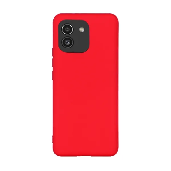 RUBBER Ochranný kryt Samsung Galaxy A03 červený