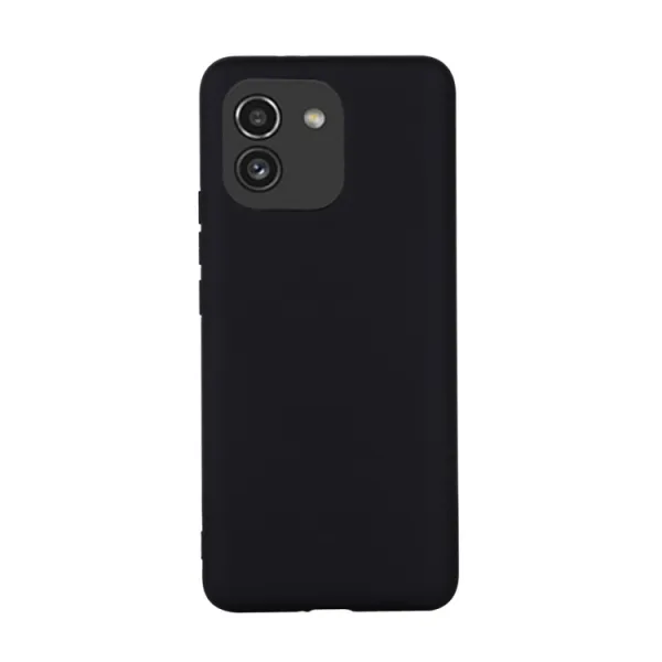 RUBBER Ochranný kryt Samsung Galaxy A03 čierny
