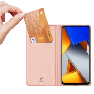 DUX Peňaženkový kryt Xiaomi Poco M4 Pro ružový