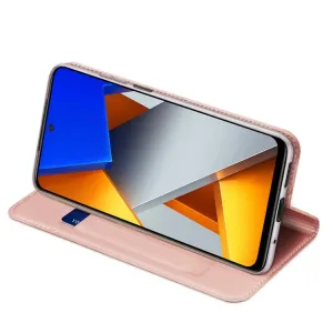 DUX Peňaženkový kryt Xiaomi Poco M4 Pro ružový