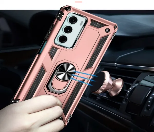 RING Ochranný obal pre Motorola Moto G200 5G ružový