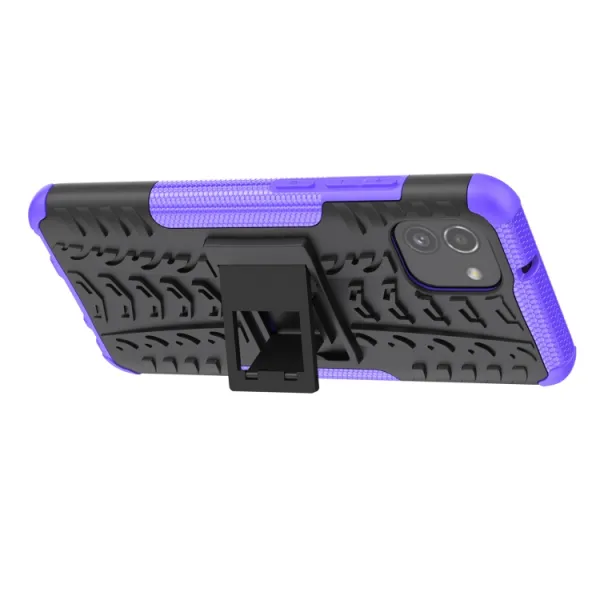 STAND Extra odolný obal Samsung Galaxy A03 fialový