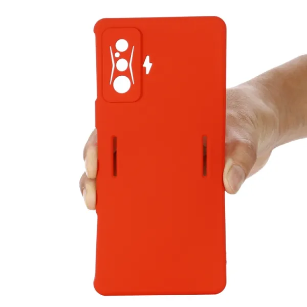 RUBBER Ochranný kryt Xiaomi Poco F4 GT červený