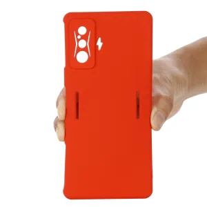 RUBBER Ochranný kryt Xiaomi Poco F4 GT červený