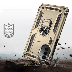RING Ochranný obal pre Motorola Moto G52 zlatý