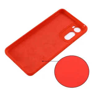 RUBBER Ochranný kryt Motorola Edge 30 červený
