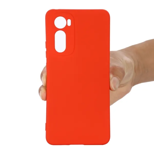RUBBER Ochranný kryt Motorola Edge 30 červený