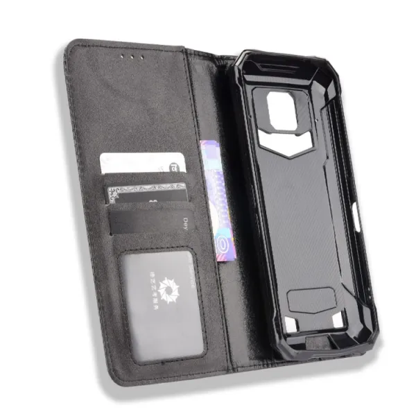 BUSINESS Peňaženkový kryt pre Doogee S88 Pro / S88 Plus čierny